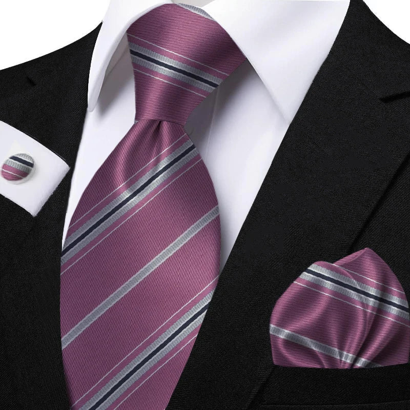 The Lancaster Striped Tie Set