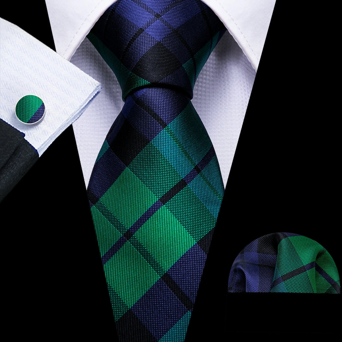 The Checkmate Plaid Tie Set