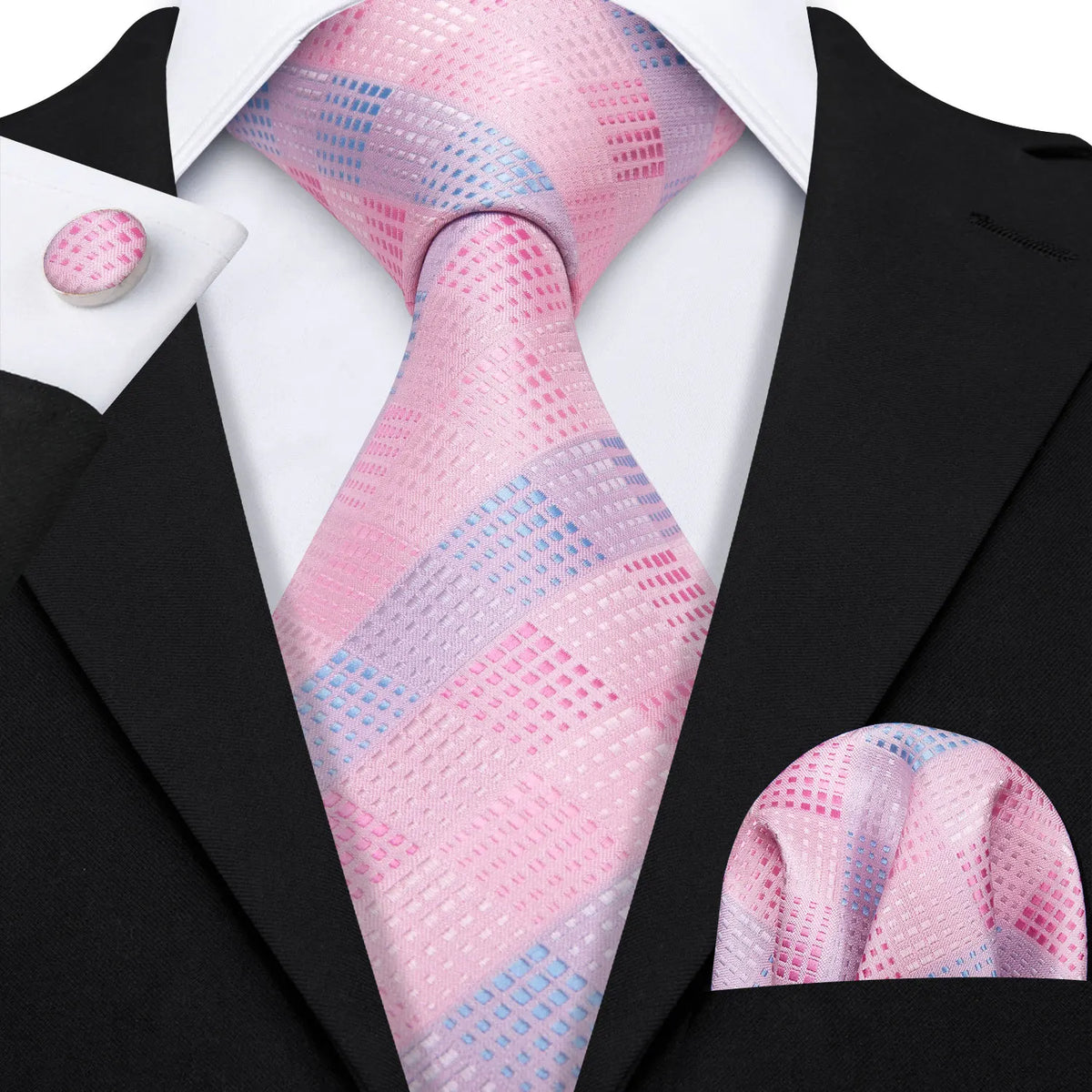 The Checkmate Plaid Tie Set