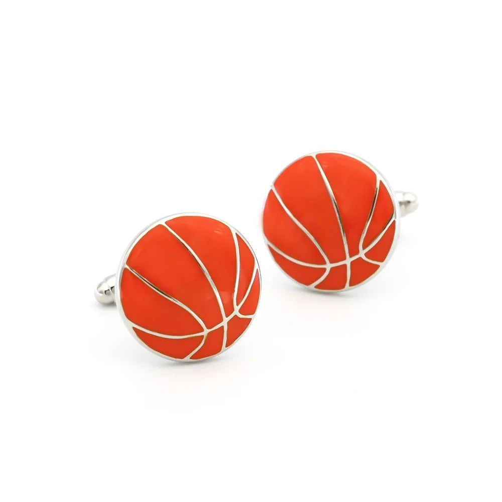 Sports Ball Brass Cufflinks