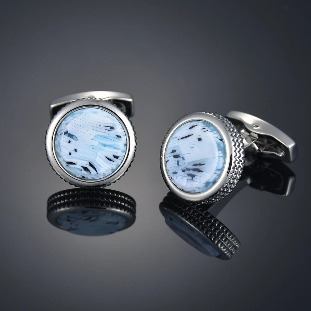 EternaStone Round & Oval Cufflinks
