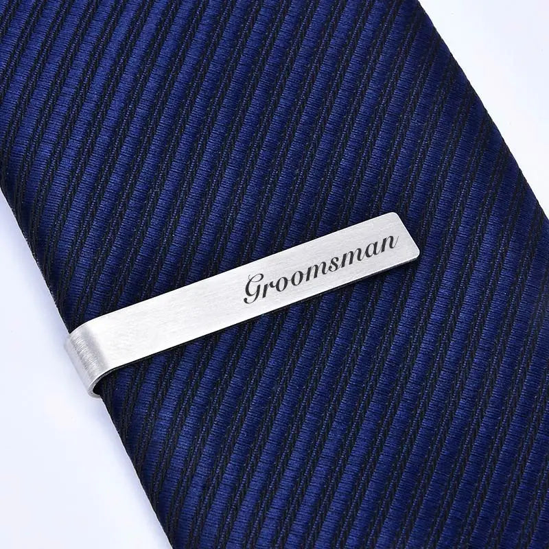 Classic Stainless Steel Men’s Tie Clip