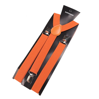 Elegant Elastic Y-Back Suspenders – Adjustable Unisex Braces in 26 Colors