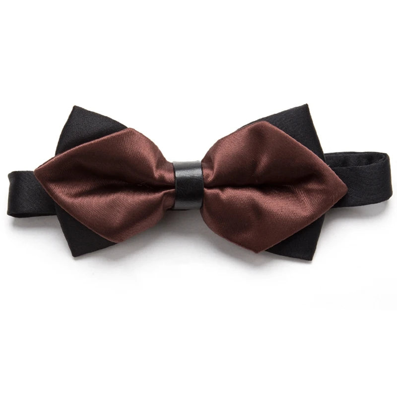Classic Solid Bow Tie – Formal Bowknot for Weddings, Parties & Events