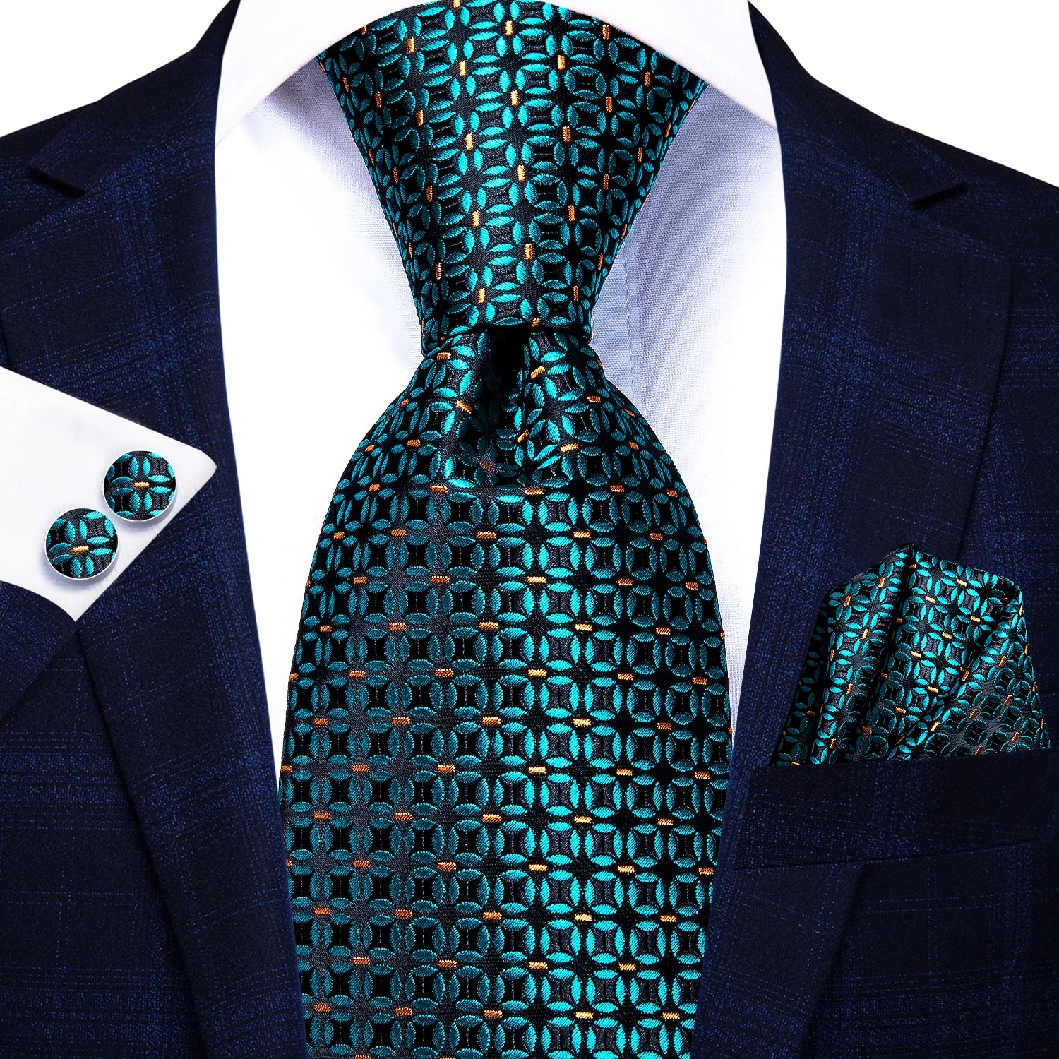 Regal Stripes Men’s Tie Set