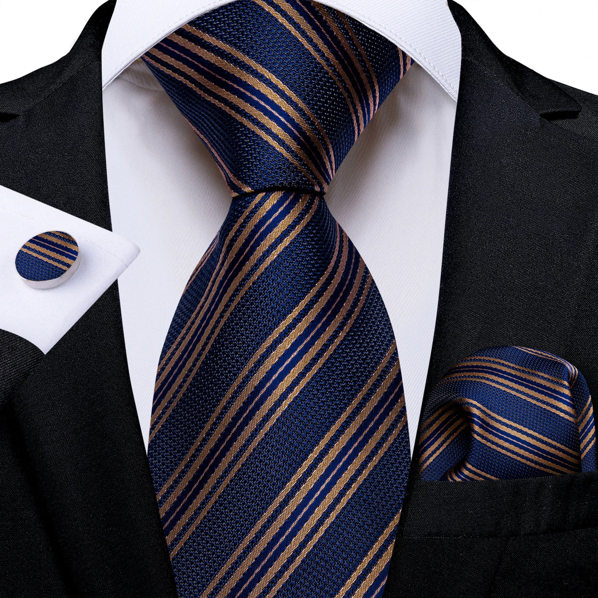 The Regent Stripe Tie Set