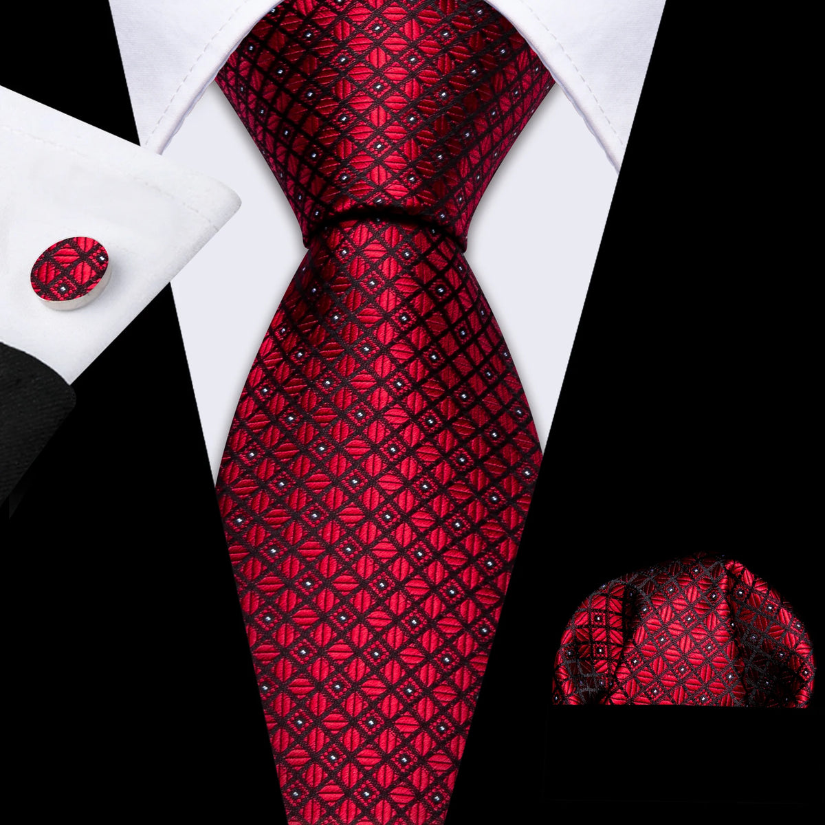The Checkmate Plaid Tie Set