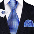The Blue Spectrum Silk Tie Set