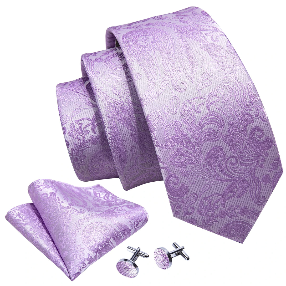 Violet Heritage Tie & Accessories Set
