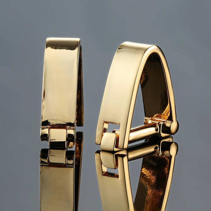 Luxury Square Laser-Engraved Cufflinks