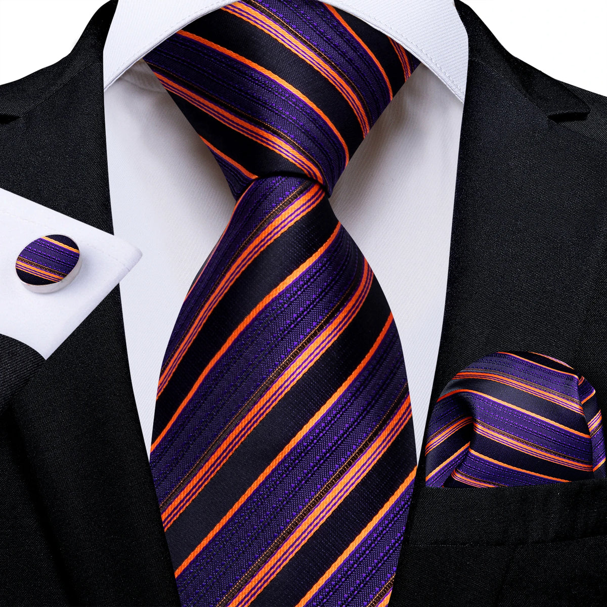 The Regent Stripe Tie Set
