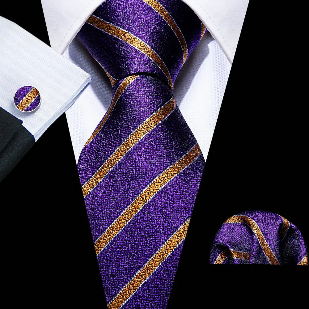 Violet Heritage Tie & Accessories Set