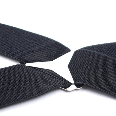 Classic X-Back Suspenders – Adjustable 4-Clip Braces for Men