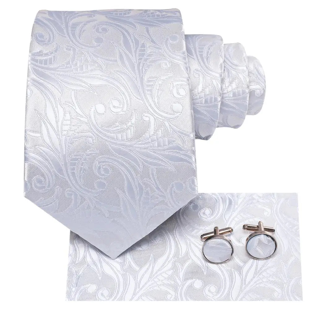 White Royal Paisley