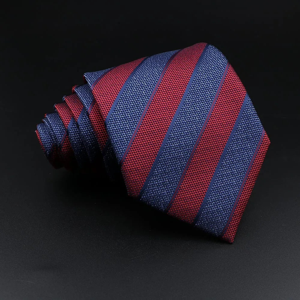 The Regent Striped Jacquard Tie