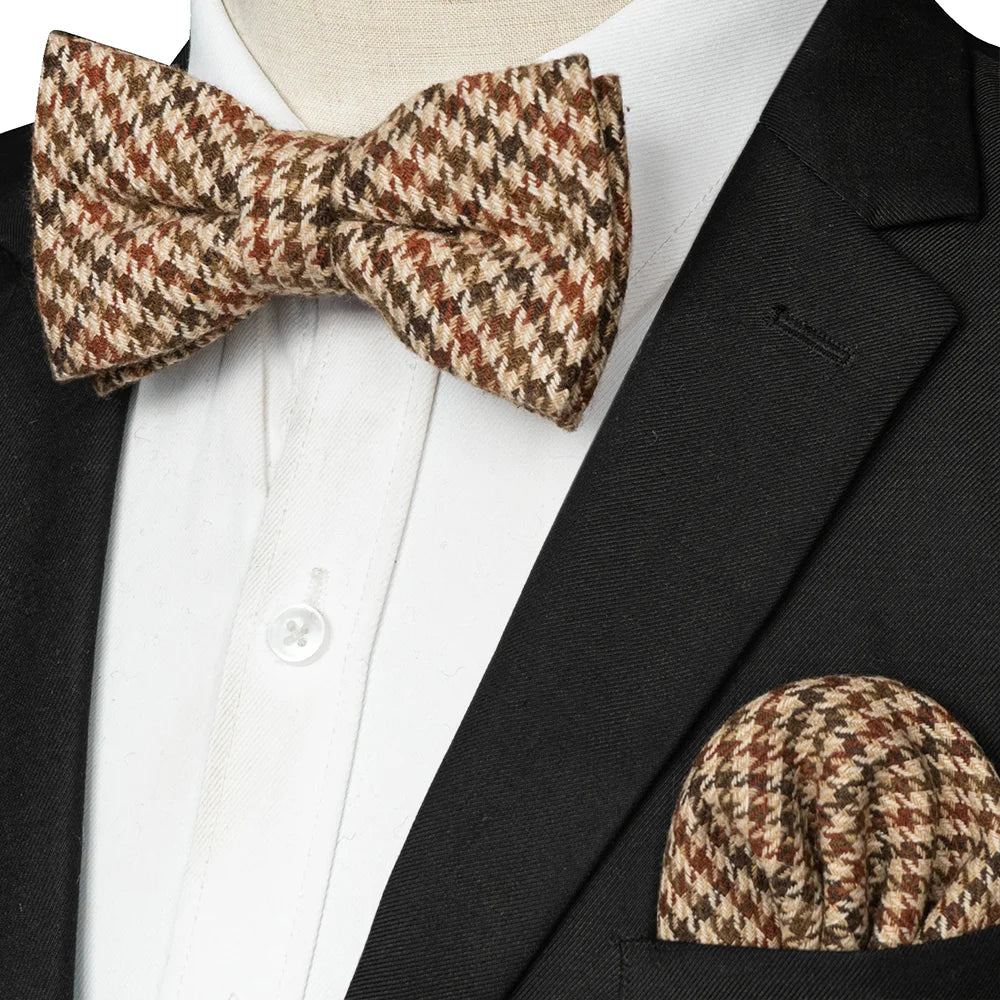 NordBow™ Cashmere Bow Tie & Handkerchief Set