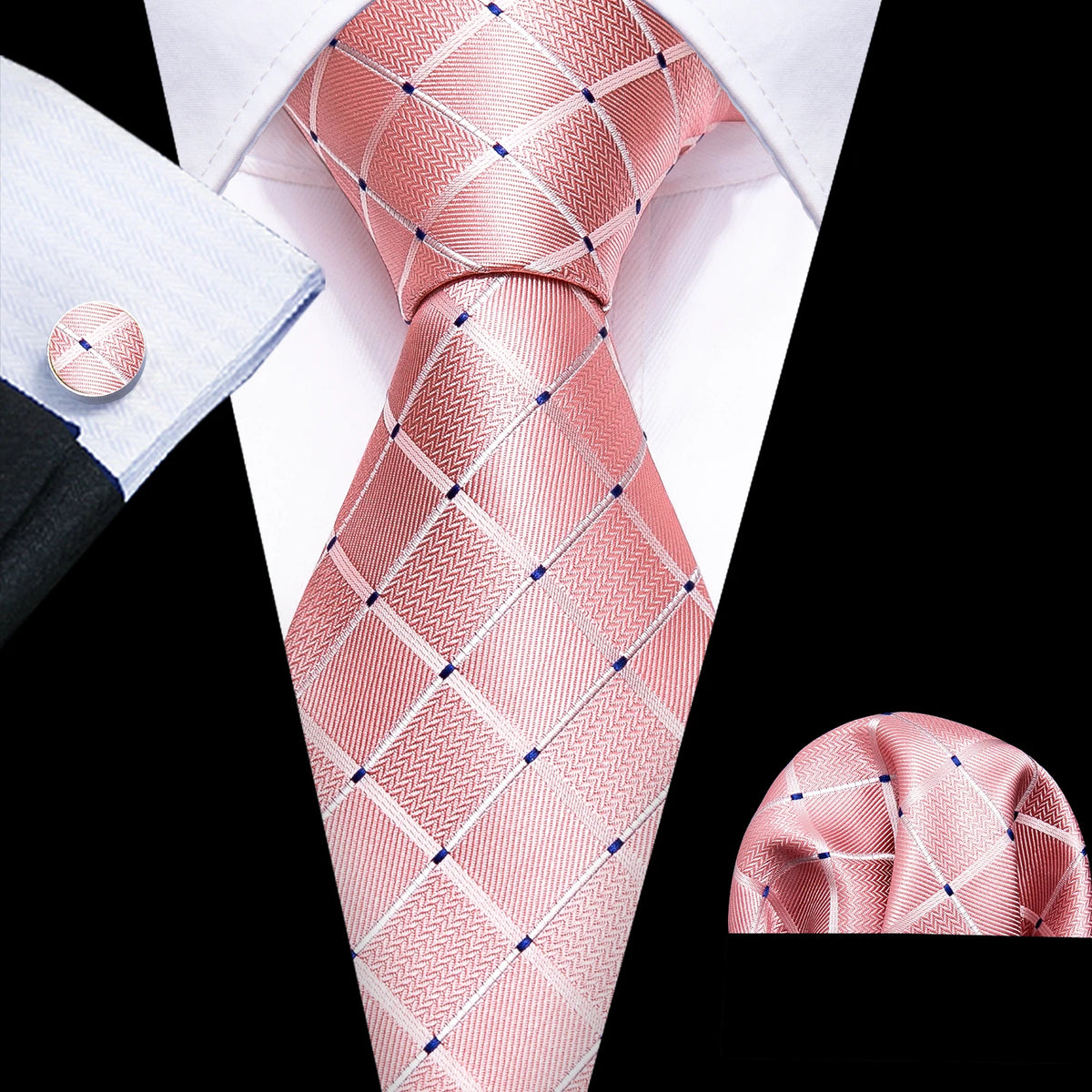 The Checkmate Plaid Tie Set