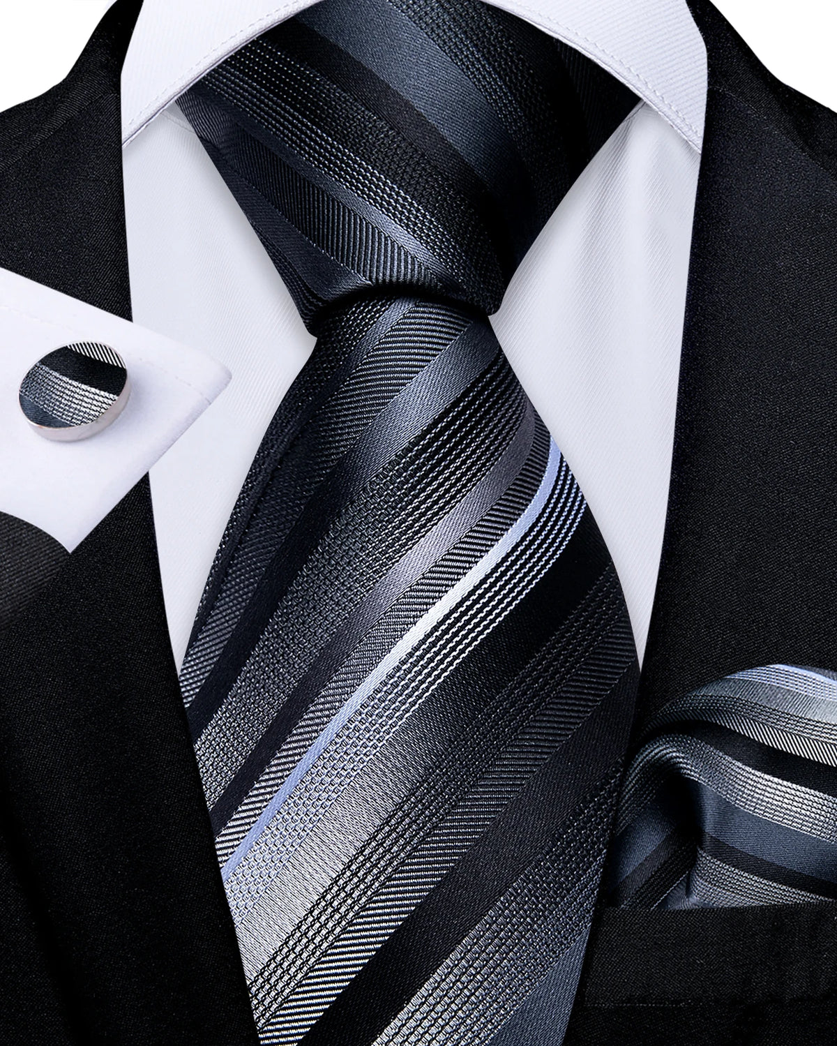 The Regent Stripe Tie Set