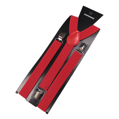 Elegant Elastic Y-Back Suspenders – Adjustable Unisex Braces in 26 Colors