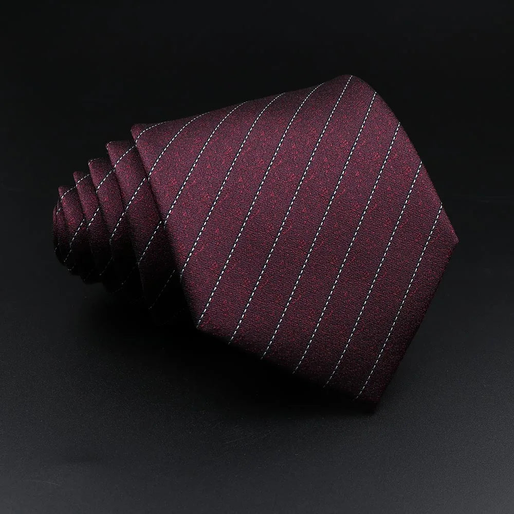 The Regent Striped Jacquard Tie
