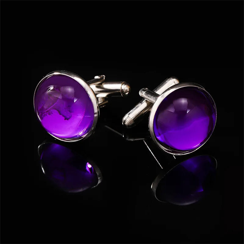 The Regent Crystal Cufflinks
