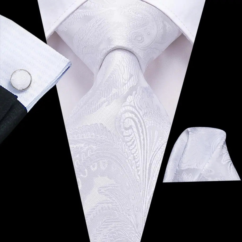 White Royal Paisley