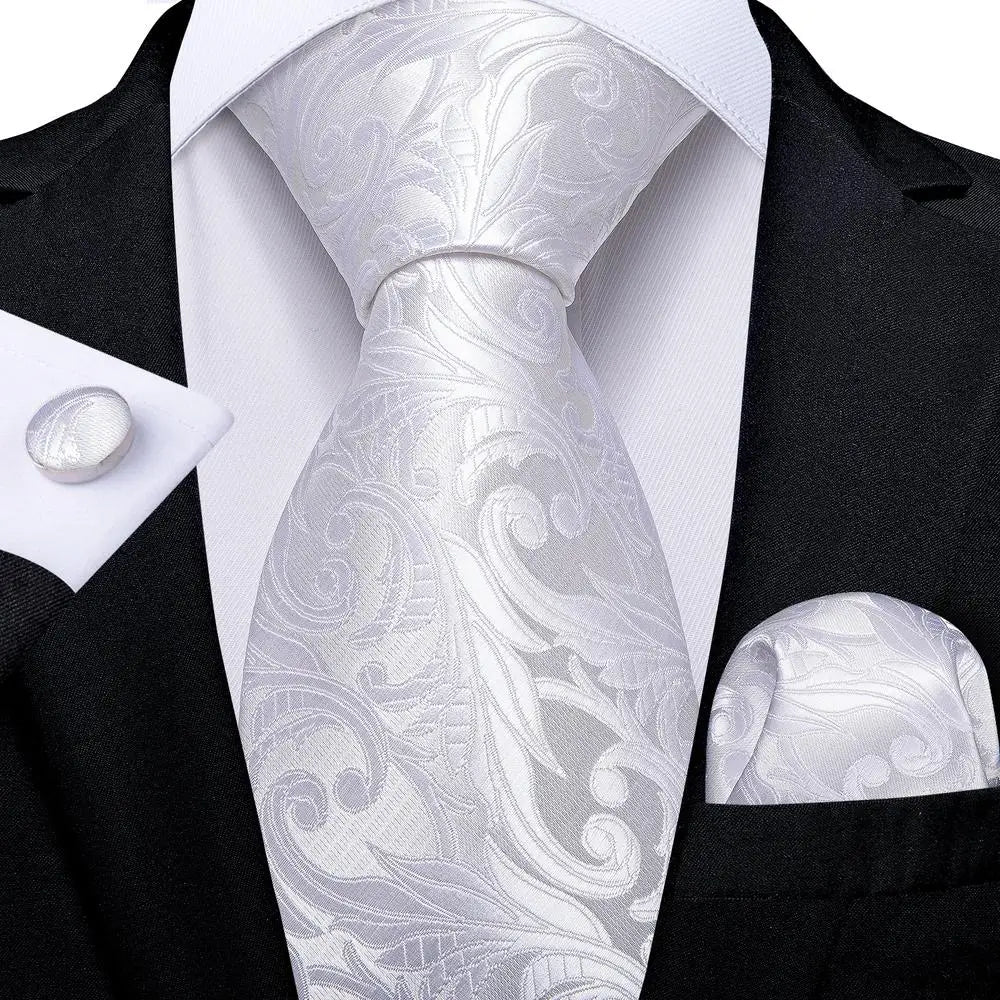 White Royal Paisley