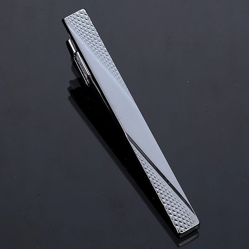 RegalLink™ Gold Tie Clip with Chain – Luxury Men’s Tie Bar for Weddings & Business