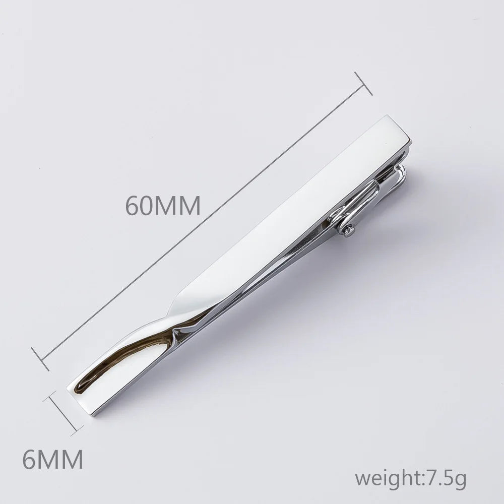 ExecuBar™ Men’s Business Tie Clip – Sleek, Durable Tie Bar for Weddings & Work