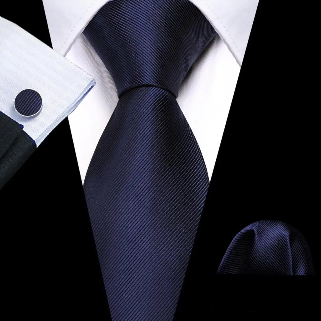 The Blue Spectrum Silk Tie Set