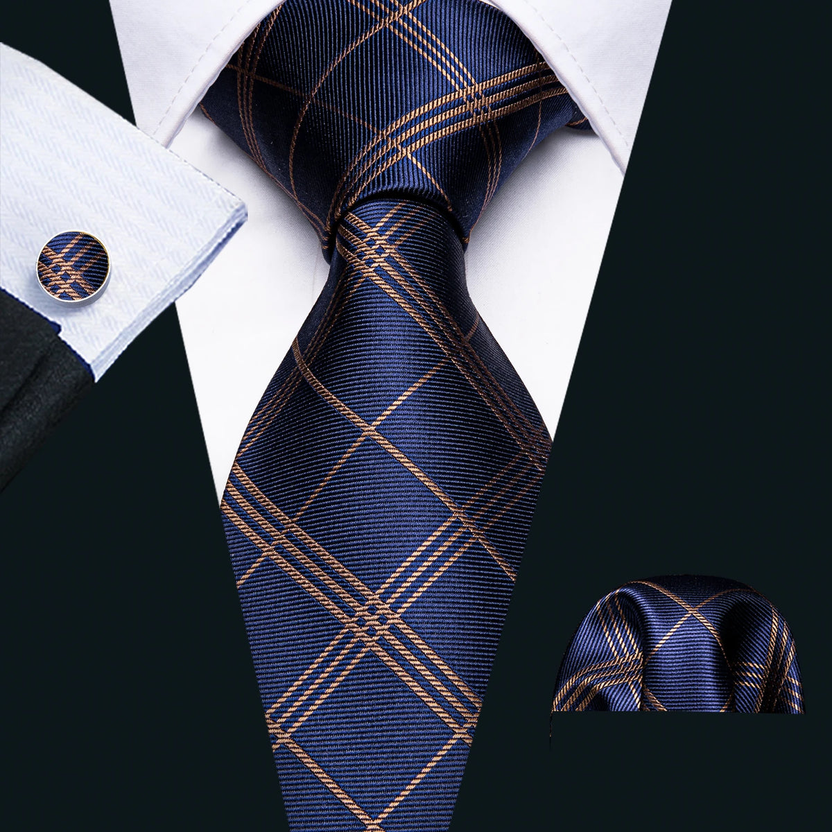 The Checkmate Plaid Tie Set