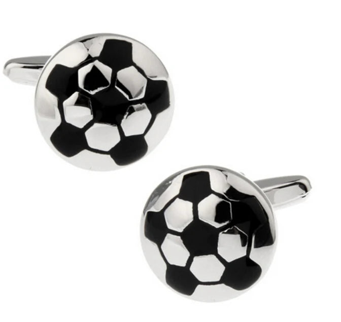Sports Ball Brass Cufflinks