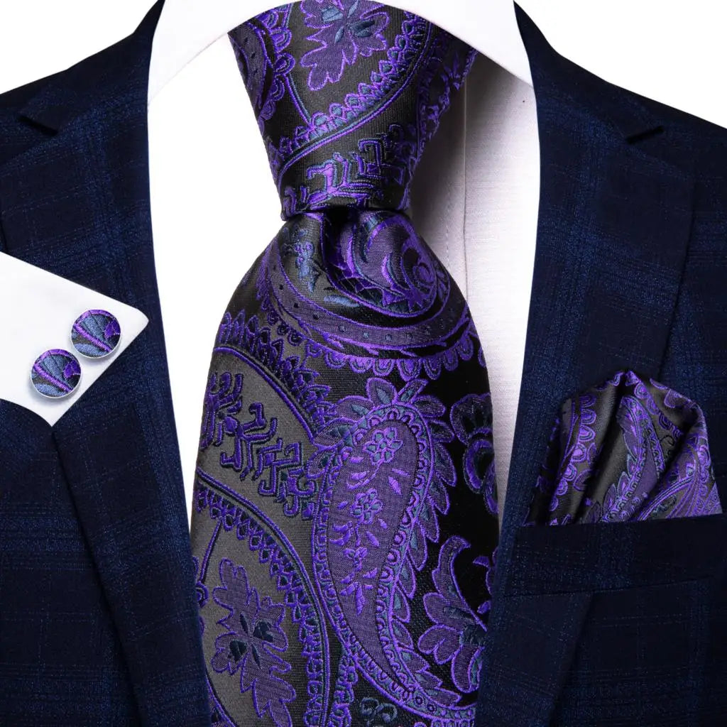 Peacock Blue Paisley