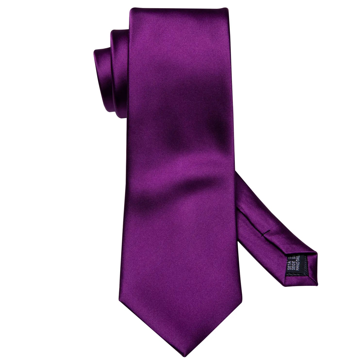 The Purple Floral Silk Tie Set