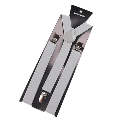 Elegant Elastic Y-Back Suspenders – Adjustable Unisex Braces in 26 Colors