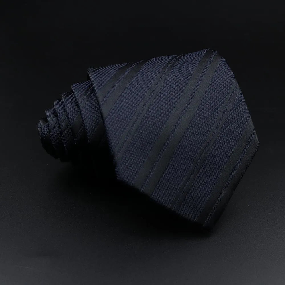 The Regent Striped Jacquard Tie