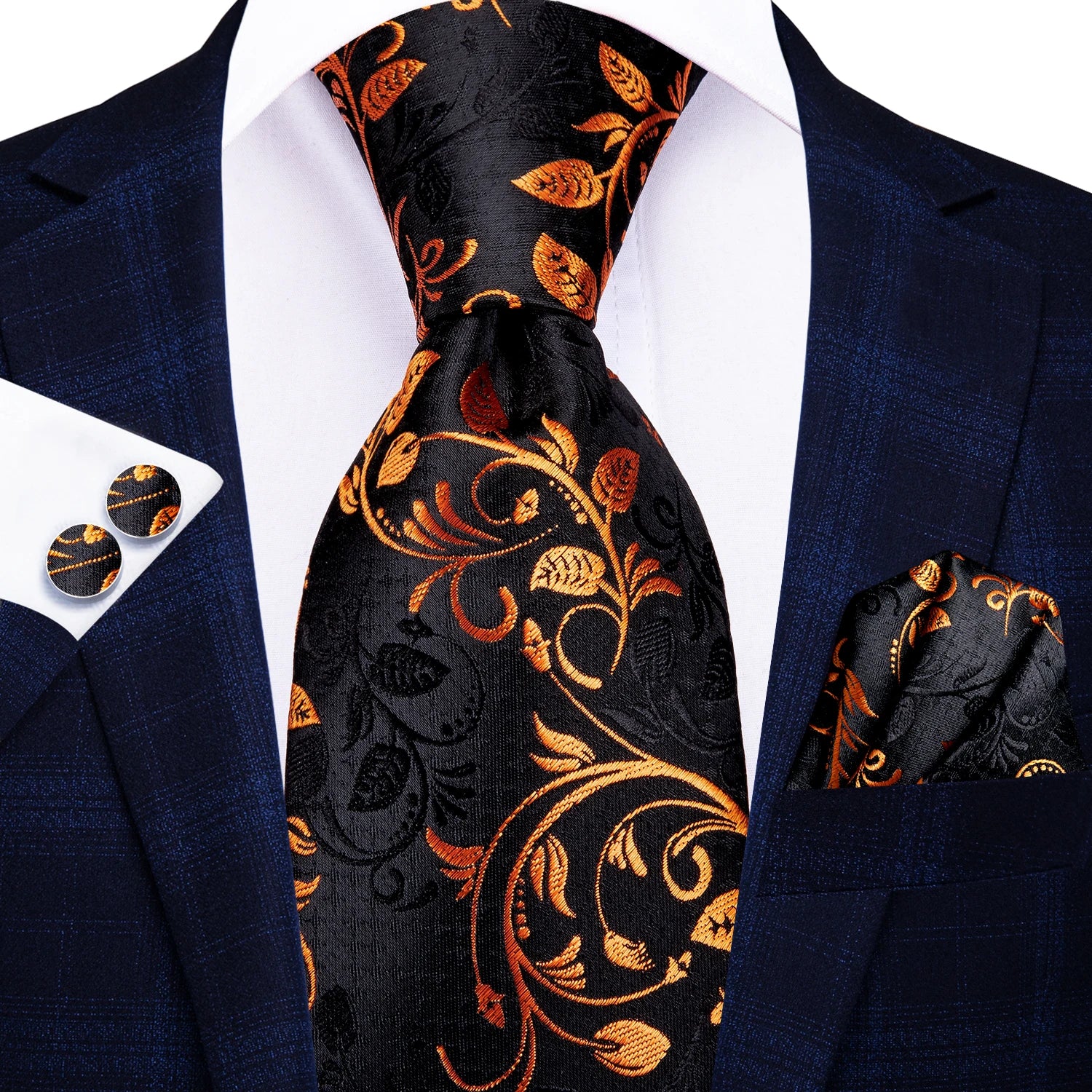 Regal Stripes Men’s Tie Set