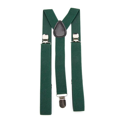 Elegant Elastic Y-Back Suspenders – Adjustable Unisex Braces in 26 Colors