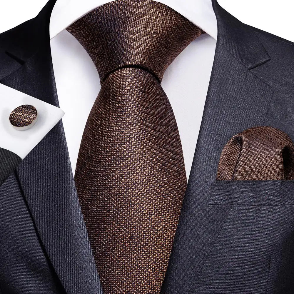 Elliot Textured Tie & Formal Accessories Set – 3 Piece