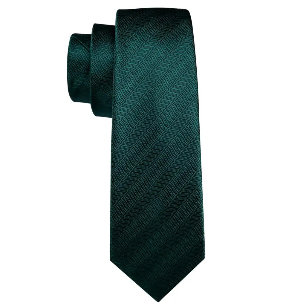The Green Silk Tie Set