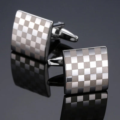 High-Quality Square Copper Cufflinks – Luxury Business & Formal Shirt Accessories for Men