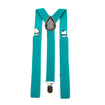 Elegant Elastic Y-Back Suspenders – Adjustable Unisex Braces in 26 Colors
