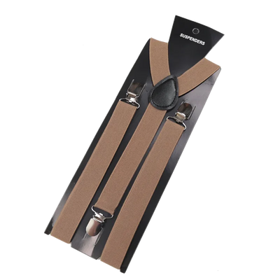 Elegant Elastic Y-Back Suspenders – Adjustable Unisex Braces in 26 Colors