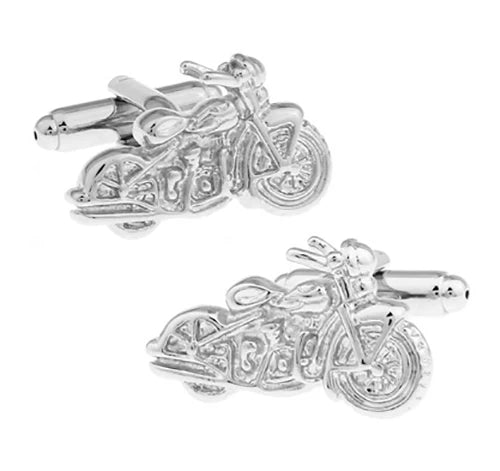 Classic Engine Motif Brass Cufflinks