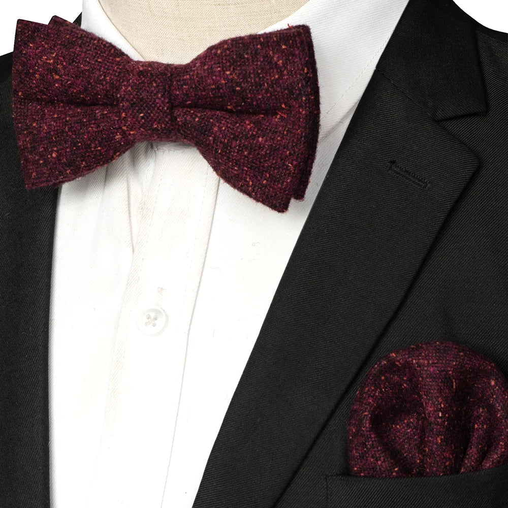 NordBow™ Cashmere Bow Tie & Handkerchief Set