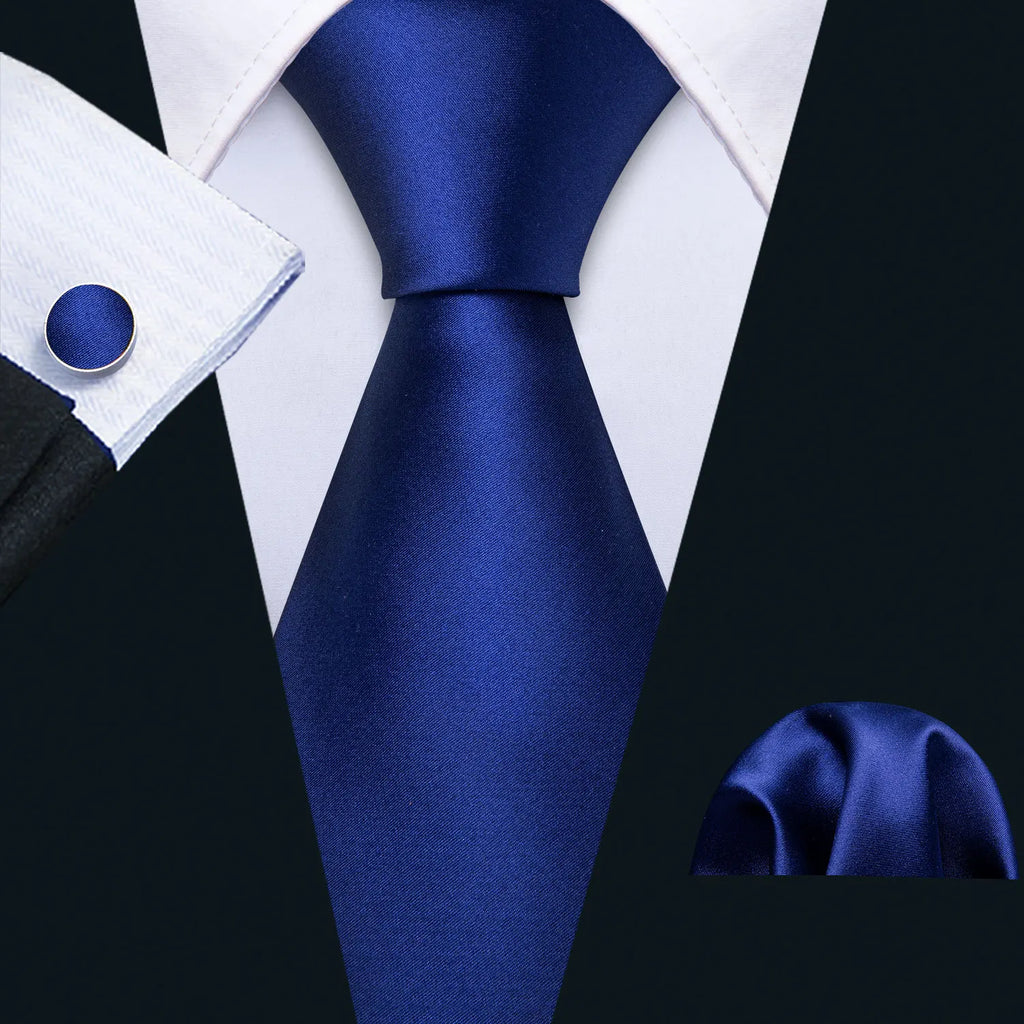 The Blue Spectrum Silk Tie Set