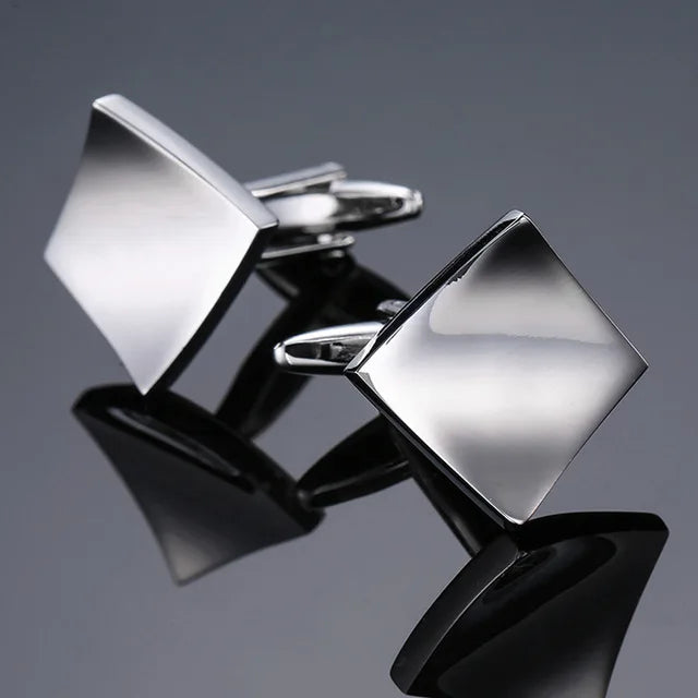 High-Quality Square Copper Cufflinks – Luxury Business & Formal Shirt Accessories for Men