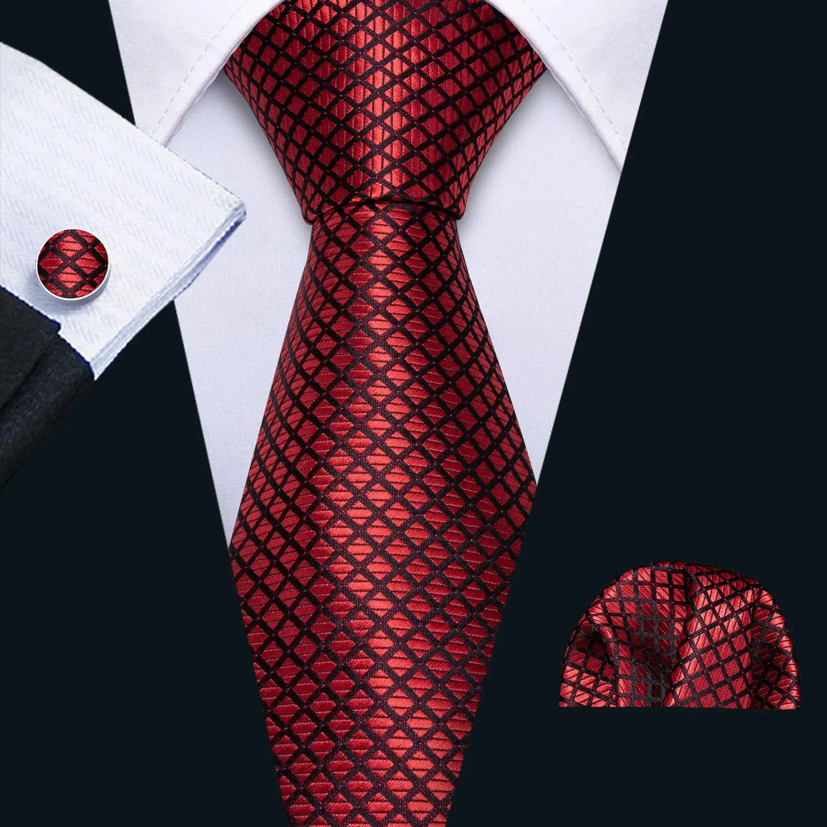 The Checkmate Plaid Tie Set