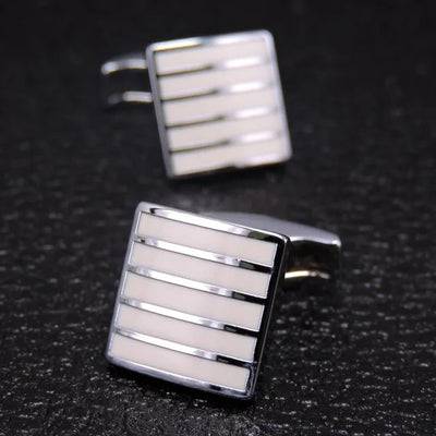 High-Quality Square Copper Cufflinks – Luxury Business & Formal Shirt Accessories for Men