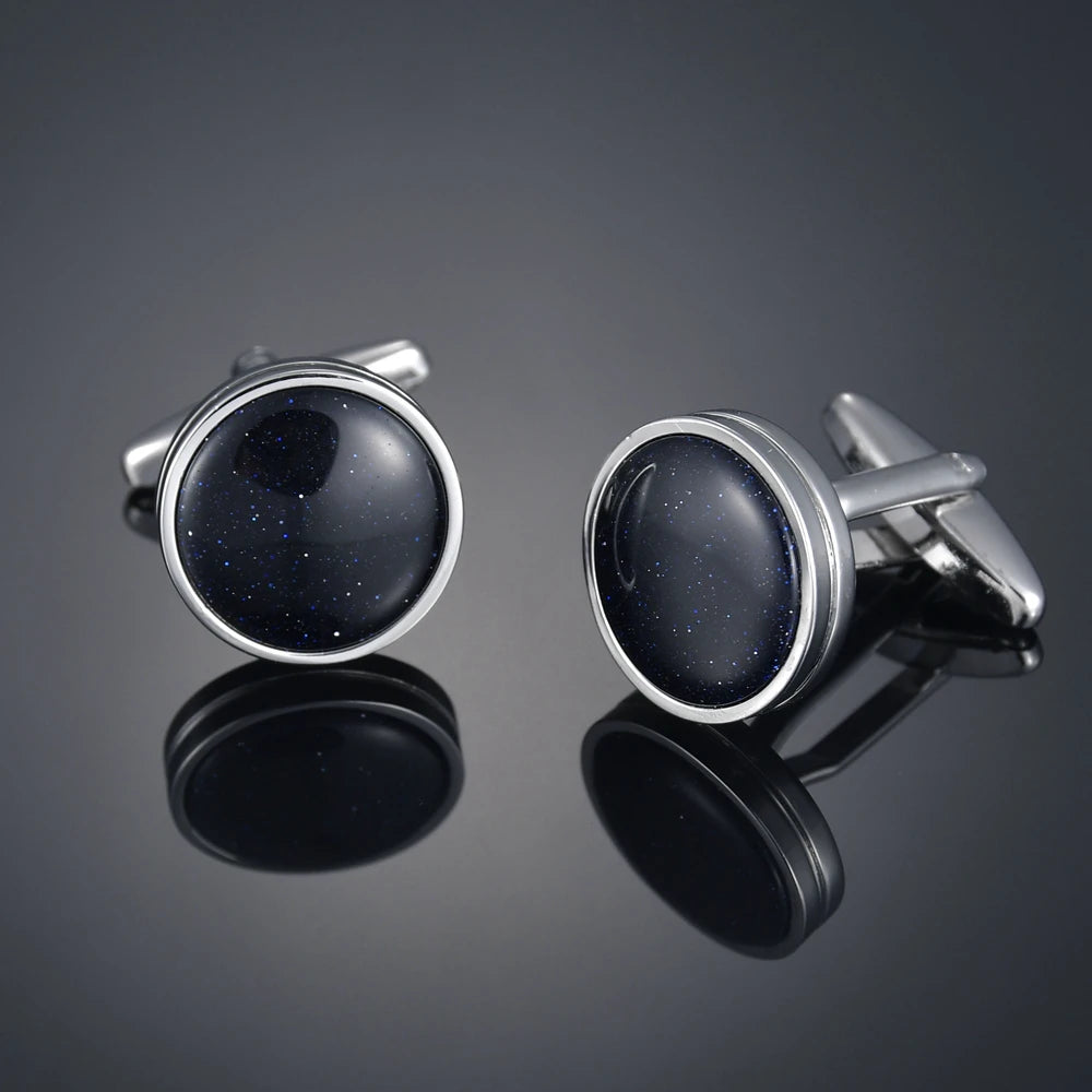 EternaStone Round & Oval Cufflinks